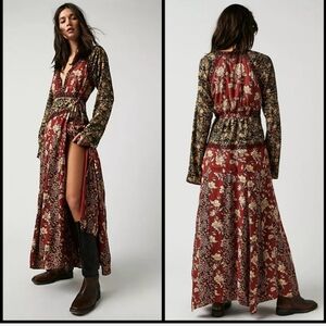 Free People Tilda Wrap Dress Size Large